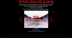 Desktop Screenshot of hauntla.com